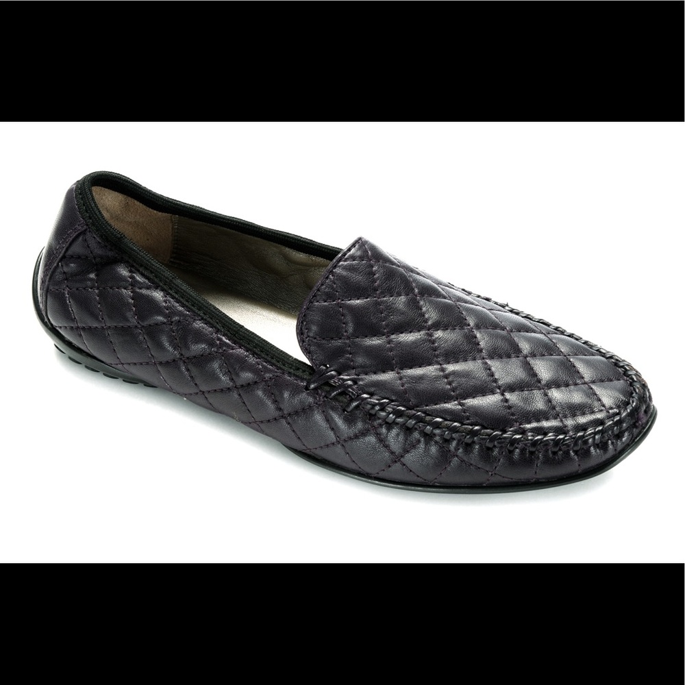 NIB Robert Zur Quana Black Patent Loafer Sz9